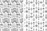10 Christmas detailed patterns, a Pattern Graphic by AnastasiaFears (Thumbnail 6 of 6)