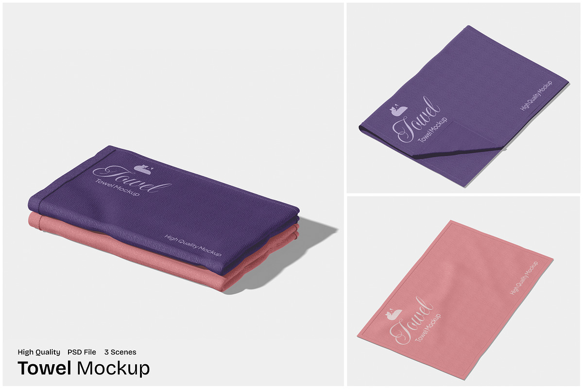Towel Mockup, a Bottom Mockup by Unerispace (Photo 1 of 5)