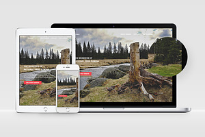 Sumava: One-Page PSD Template