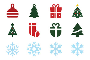 Holiday Iconography Elements Holiday, a Branding & Logo Template by Vectorium Studio