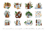 Organic cosmetics - big collection, an Illustration by Lana Sham (Thumbnail 5 of 15)