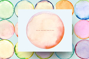 Watercolor Circles, an Object Graphic by Basia Stryjecka (Thumbnail 16 of 16)