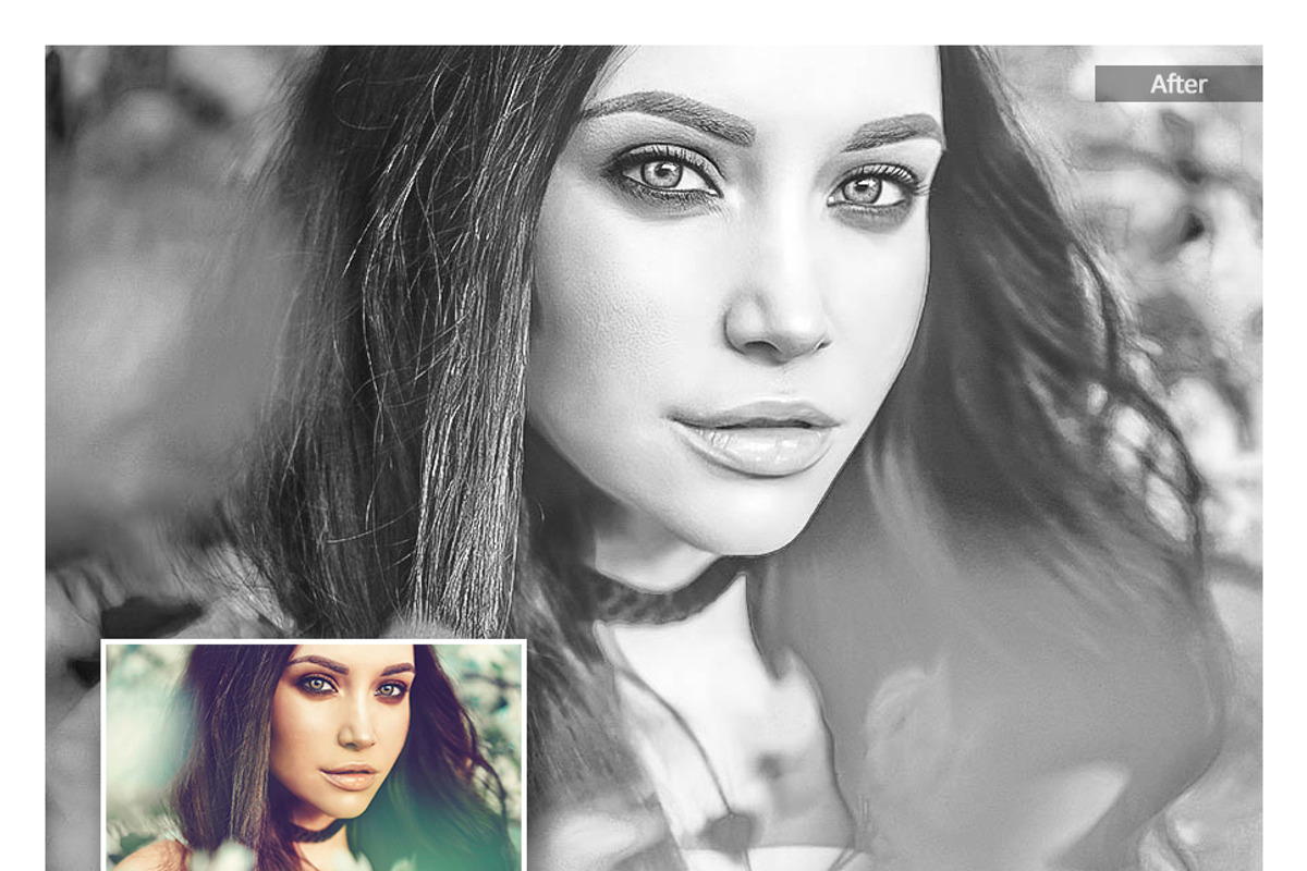 Black White Lightroom Mobile Presets preview 2