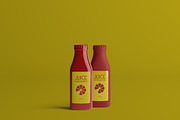 Juice Bottle Mock-Up 6, a Product Mockup by AY Mock-Ups (Thumbnail 5 of 8)