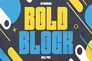 Bold Block - Display Bold Condensed, a Font by PutraCetol Studio (Thumbnail 1 of 5)