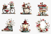 Spring Easter Watercolor Bundle, an Illustration by CreationArt (Thumbnail 5 of 6)