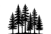 Majestic Pine Trees SVG, a Finance Illustration by Amazin_art (Thumbnail 21 of 32)