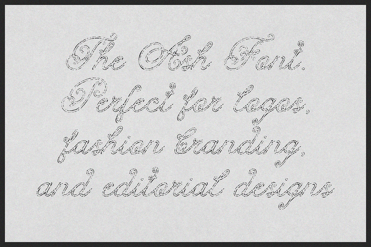 The Ash Forged Textured Script, a Script Font by AnMark (Photo 3 of 17)