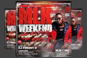 MLK Day Flyer Template