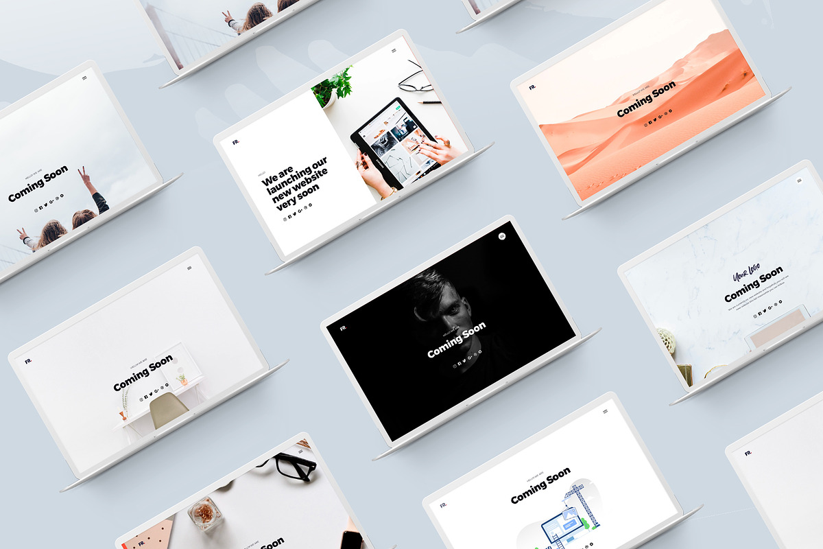 Coming Soon Minimal Template, a Websites & App Template by Faizur Rehman (Photo 7 of 8)
