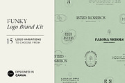 Funky | Logo Brand Pack, a Branding & Logo Template by Studio Leelou (Thumbnail 1 of 10)