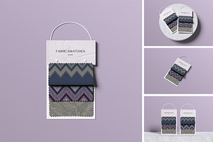 Fabric swatches mockup, a Merchandise Mockup by xavier_studio