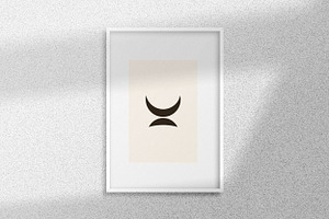 Minimalist Boho Symbol Poster