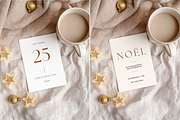 Beige Christmas Invitation Mockup, an Advertising Mockup by Serenefeeling (Thumbnail 2 of 7)