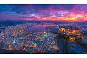 South Korea is home to the Bukhansan, a Nature Photo by ZinetroN