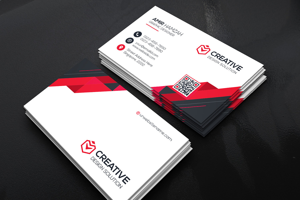 Corporate Business Card, a Business Card Template by GenerousArt (Photo 5 of 5)