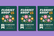 Florist Shop Flyer Set, a Flyer Template by Patria Ari (P4tcreativa) (Thumbnail 4 of 4)