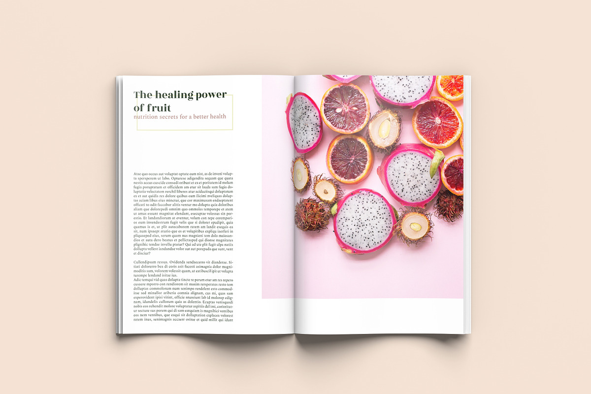 Seed - A4 Magazine Template, a Magazine Template by Tèrso. (Photo 5 of 10)