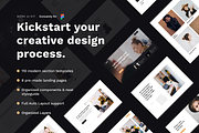 SALE -Werk UI Kit 110 modern layouts, an UI Kit Template by Ghostpixel (Thumbnail 1 of 13)