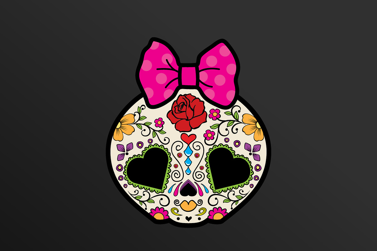Sugar Skull Logo, a Branding & Logo Template by xxDeadPixels (Photo 1 of 4)