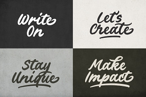 Slogan Mark - Bold Script