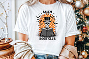 Salem Book Club Retro Halloween PNG, an Illustration by Sublimation Artist (Thumbnail 4 of 9)
