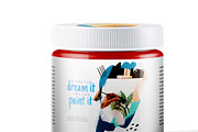 PAINT MOCKUP (TRANSPARENT BOTTLE), a Product Mockup by Moonlight Creative (Thumbnail 6 of 8)