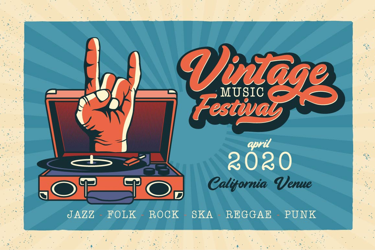 RETRONIC - Vintage Script preview 2