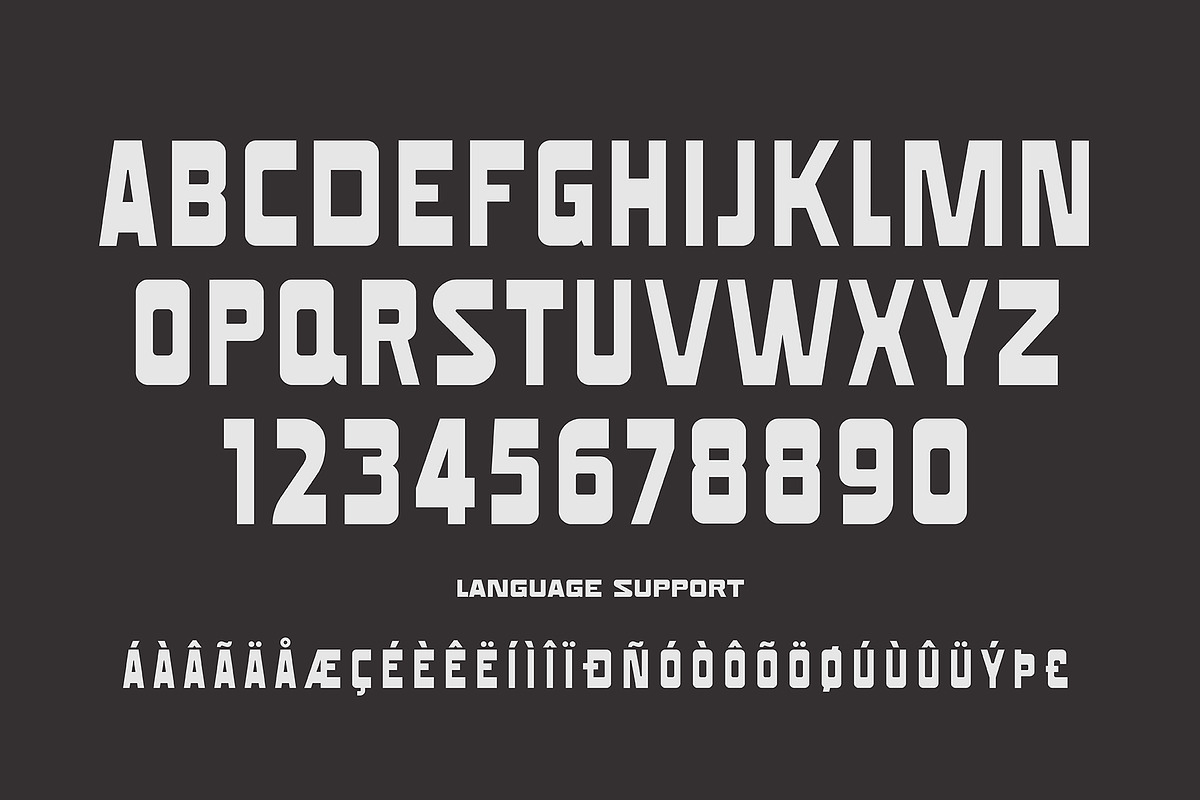 Workfolk - A Vintage Utility Font, a Font by JK Design Co. (Photo 7 of 8)