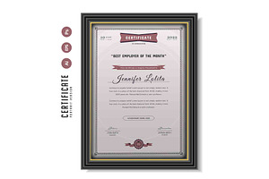 184. Modern Certificate Template