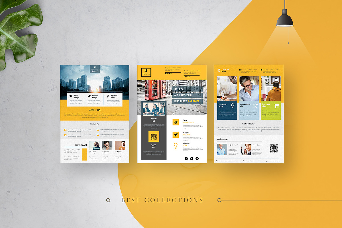 Corporate Flyer Vol.33, a Flyer Template by Ahsanjaya (Photo 1 of 4)