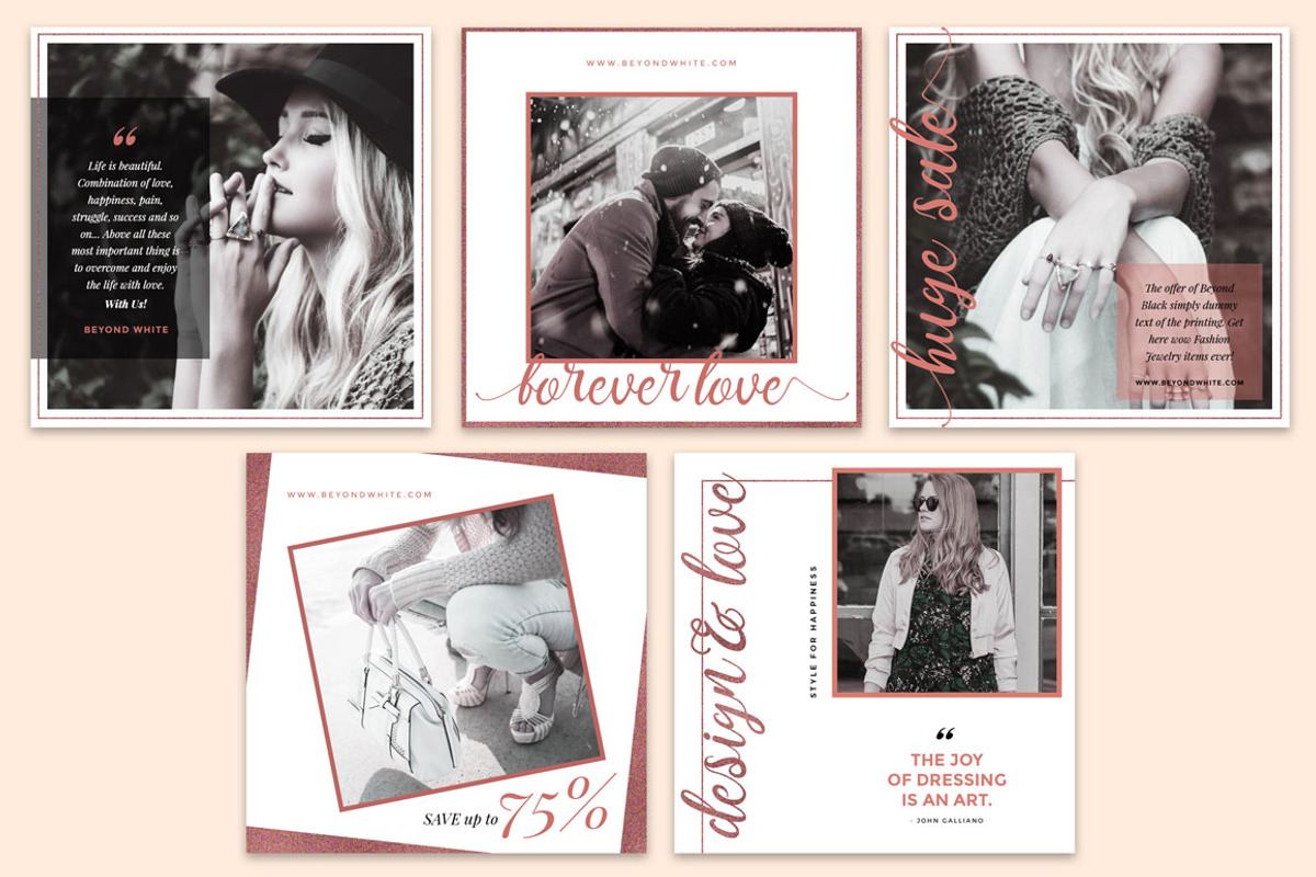 BEYOND WHITE Social Media Pack, a Social Media Template by Typography Prime (Photo 4 of 8)