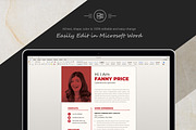 Creative Curriculum Vitae Template, a Stationery Template by ResumeInventor (Thumbnail 6 of 7)