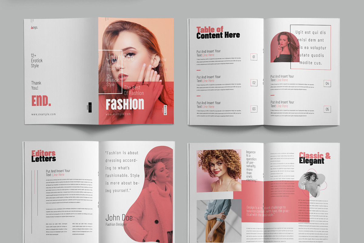 Fashion Magazine Layout, a Magazine Template by ContestDesign (Photo 2 of 3)