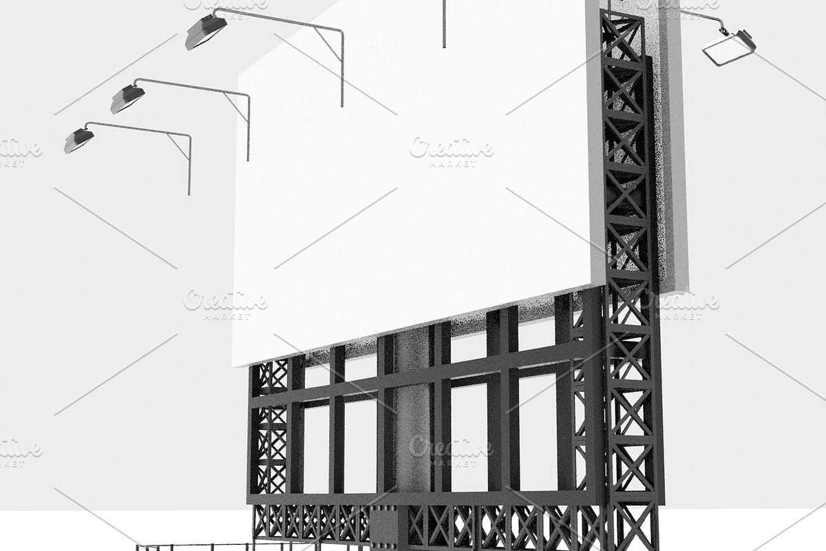 Billboard 3D Model, an Architecture 3D Model by mrfauzi (Photo 7 of 13)