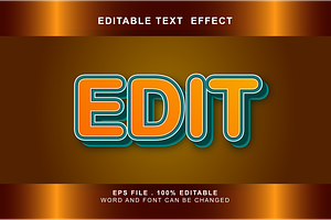 Edit Text Effect Editable