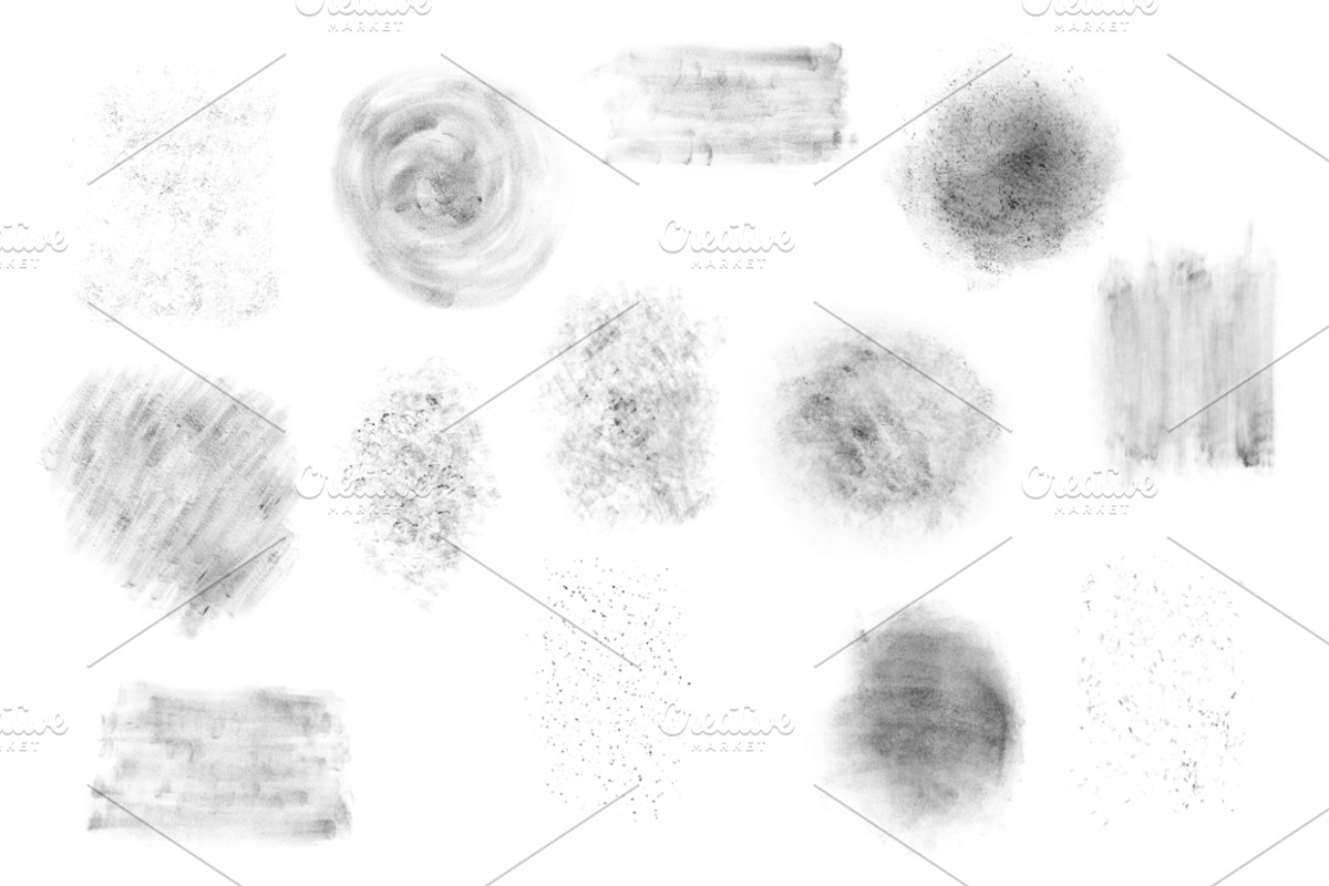 Subtle texture Photoshop brushes, a Brush Add-On by Little Bean (Photo 2 of 6)