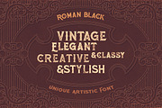 Roman Black - 8 Display Fonts, a Serif Font by JumboDesign (Thumbnail 6 of 8)