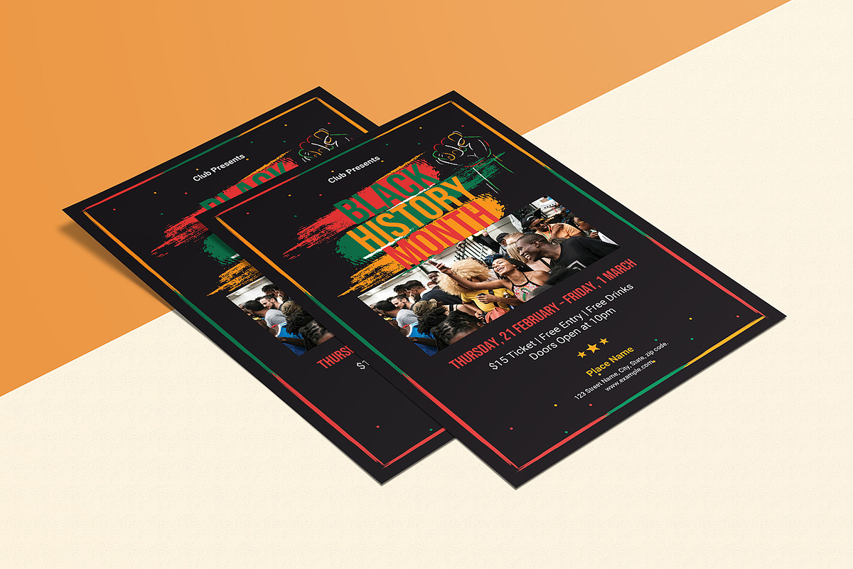 Black History Month Flyer, a Flyer Template by Template Shop (Photo 3 of 4)