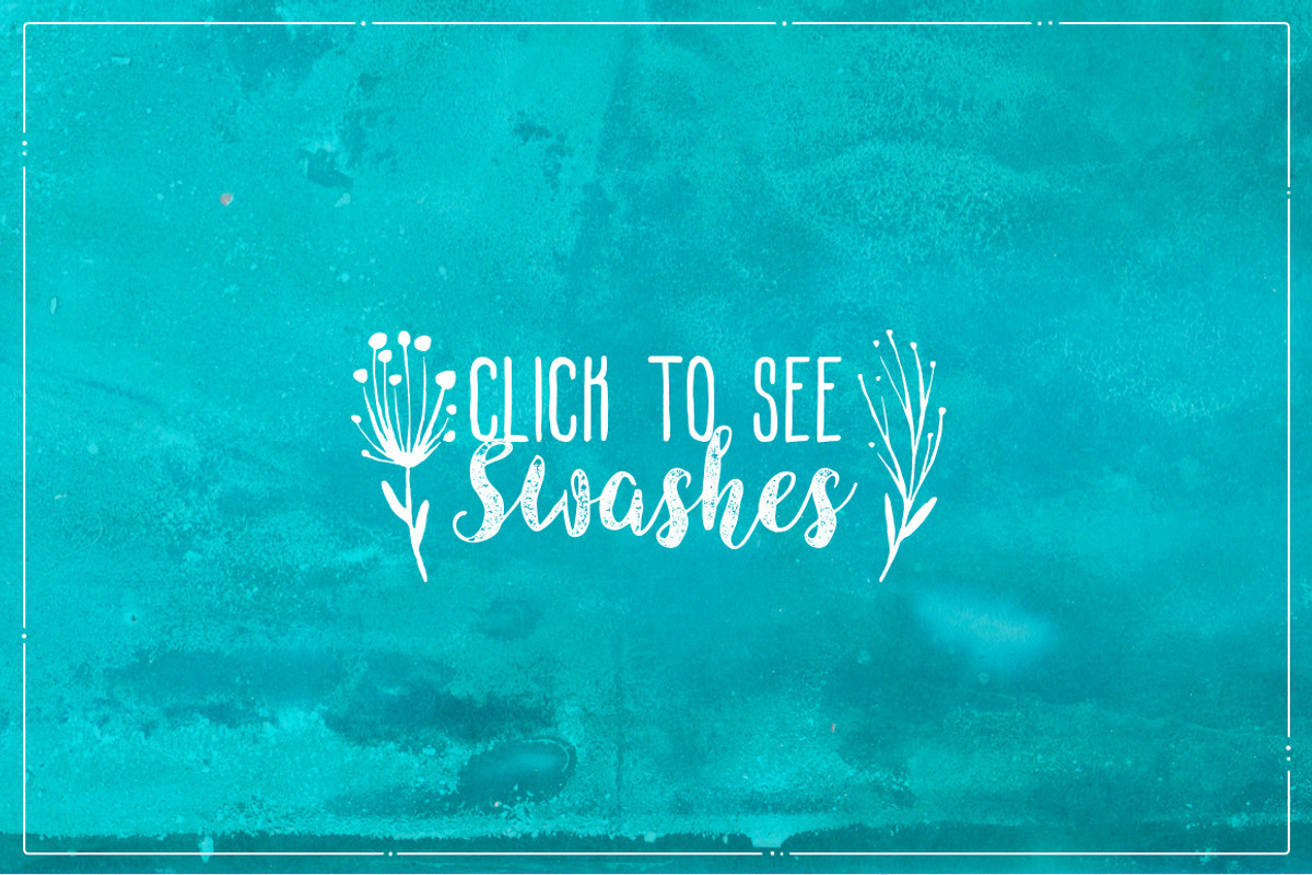 Angeline Font + SWASHES preview 6