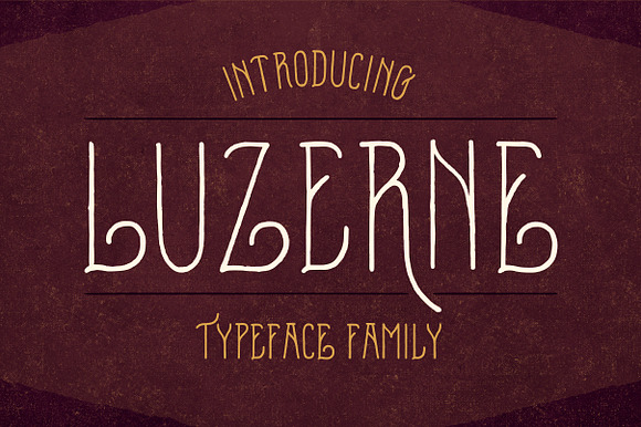 Luzerne Typeface preview 7