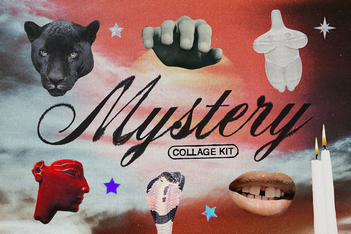 Mystery Collage Kit 300+ Graphics, an Object Graphic by Mystik Vision (Photo 1 of 8)