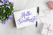 Happy Birthday // Pretty font, a Script Font by Java pep (Thumbnail 2 of 13)