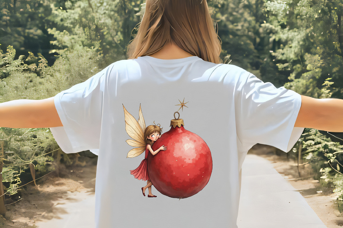 Christmas Fairy Sublimation Clipart, an Illustration by CrexoraLab (Photo 5 of 5)