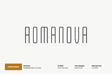 Romanova – A Luxury Font Family