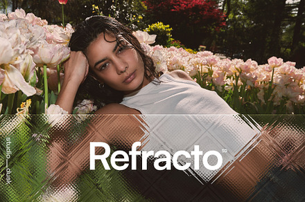 Refracto 33 Patterned Glass Effects, a Texture Graphic by Studio Dusk