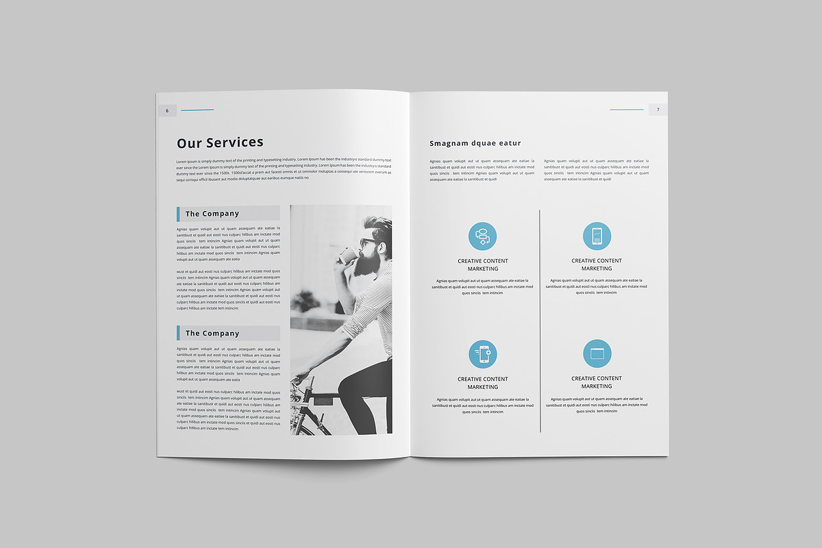 Company profile, a Brochure Template by Tanber Hossen (Photo 4 of 13)