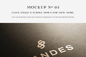 50 Logo Mockup Branding Bundle - V4