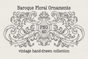 Baroque Floral Ornaments