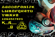 Cyber Kornea - Cyberpunk Mecha Font, a Symbol Font by Mofr 24 (Thumbnail 7 of 8)
